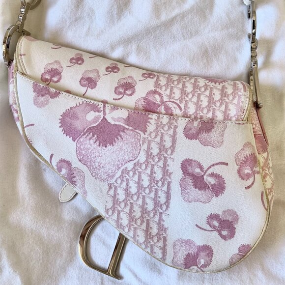 2004 Cherry Blossom Christian Dior Saddle Bag - Picture 2 of 7